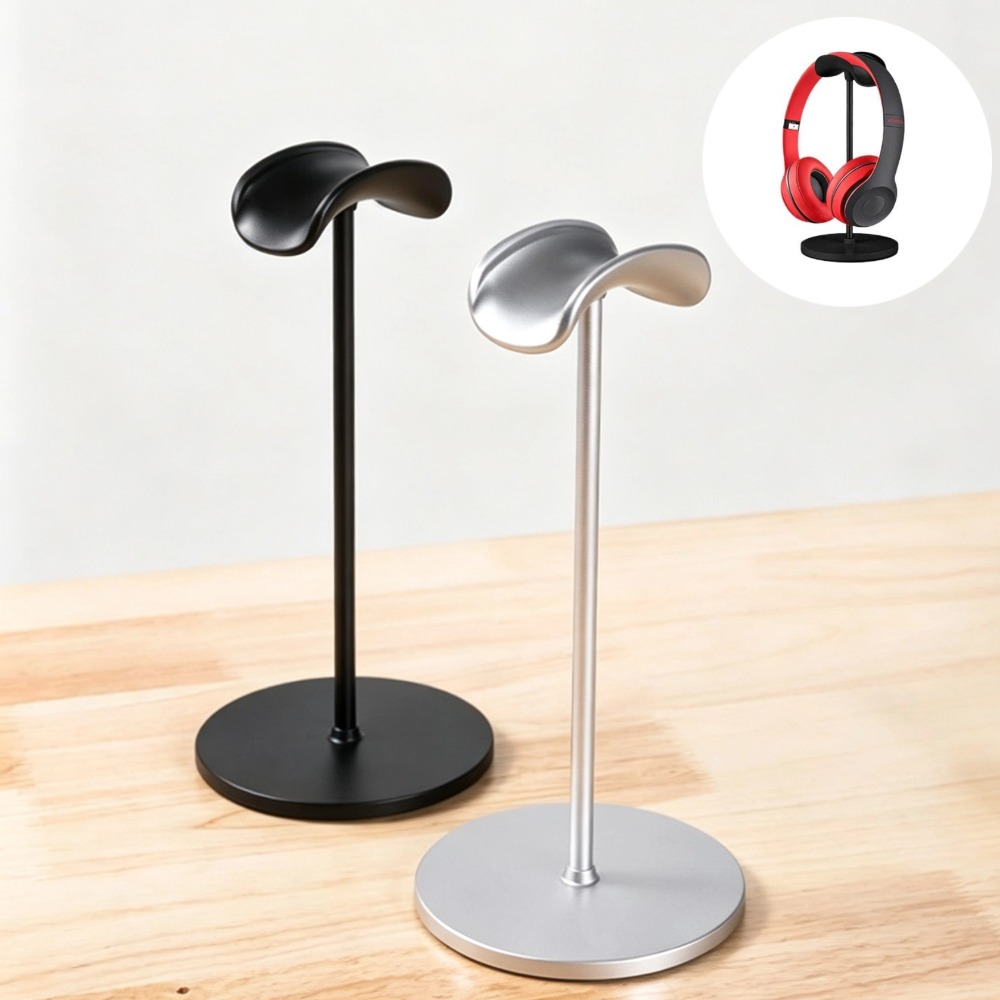 Headset Stand - Stojak na słuchawki biurkowe, zakrzywiony uchwyt