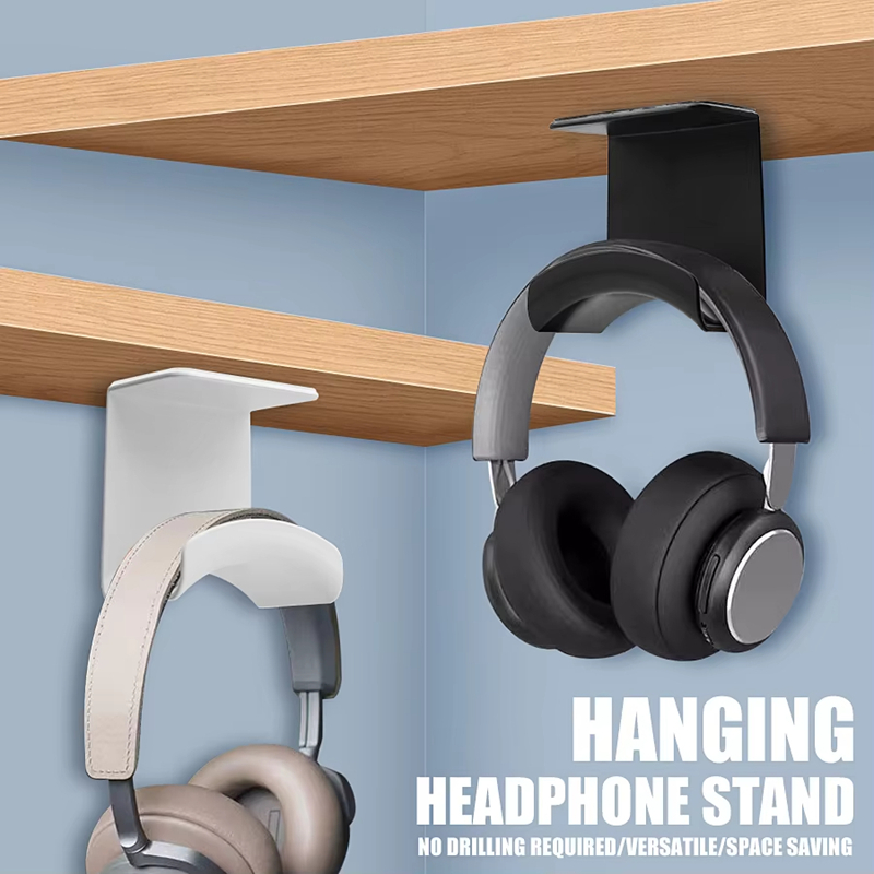 Headset Stand - Uniwersalny samoprzylepny plastikowy uchwyt na słuchawki