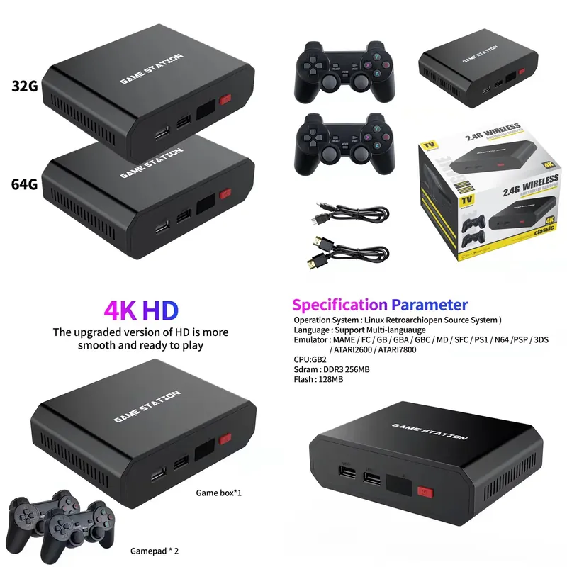 Gaming Controller - Konsola do gier wideo M8plus HD,