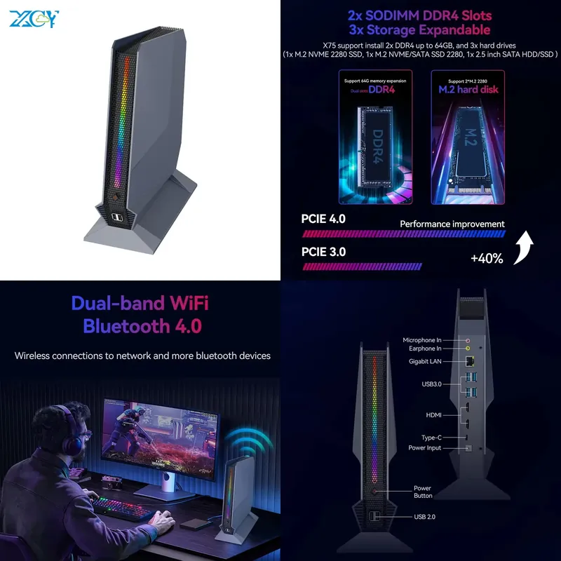 Pc Gaming Rtx 4060 - 【CHIMU HOME】 Mini komputer do gier