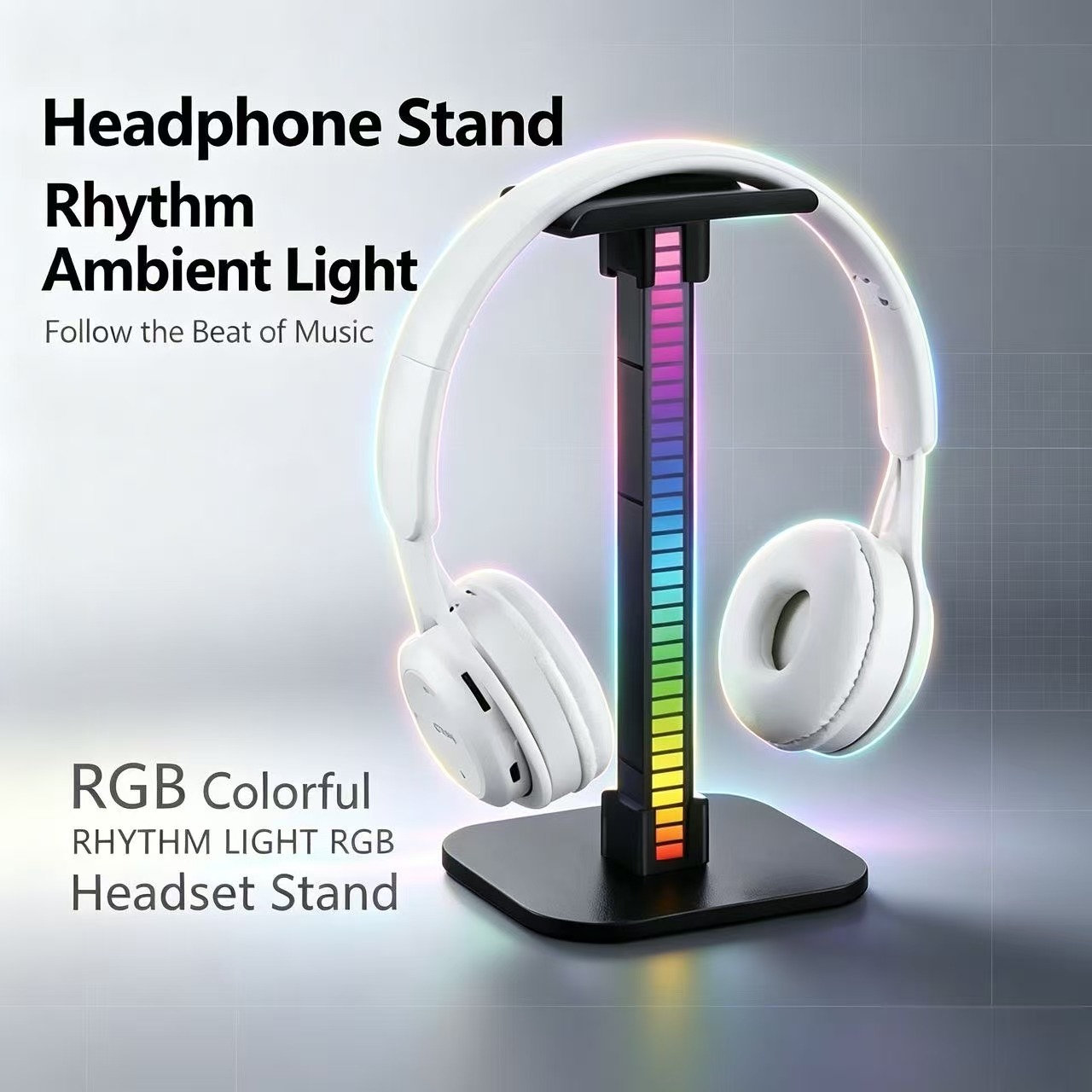 Headset Stand - Stojak na słuchawki gamingowe USB z