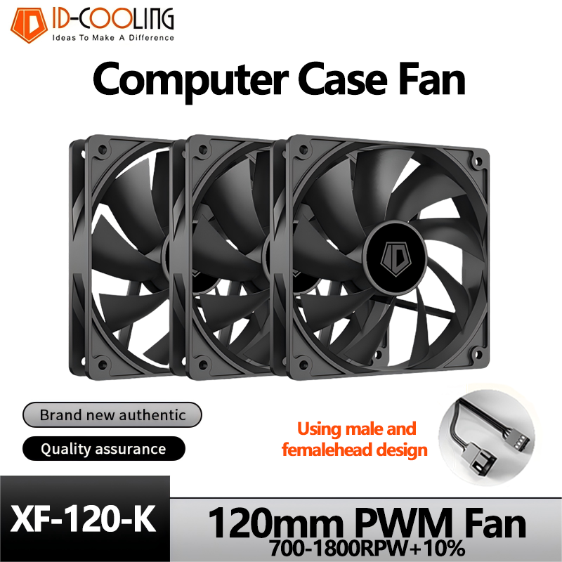 Pc Gaming Case - ID-COOLING XF-120-K Prosty i Wydajny Wentylator