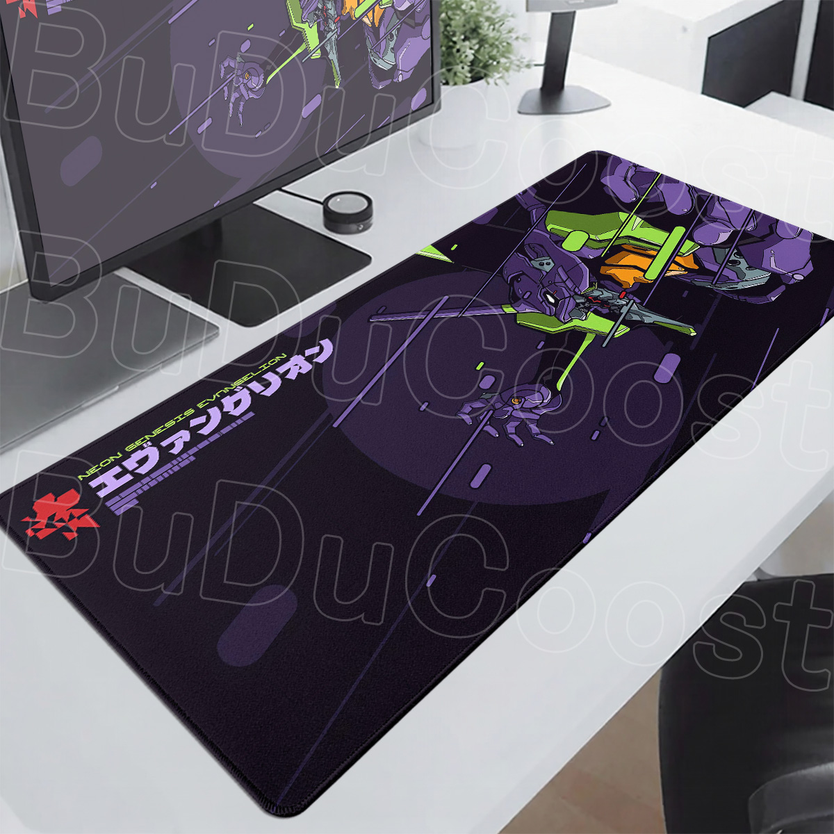 Pc Gaming Evangelion - Podkładka pod mysz Anime E-Evangelions 1000x500mm