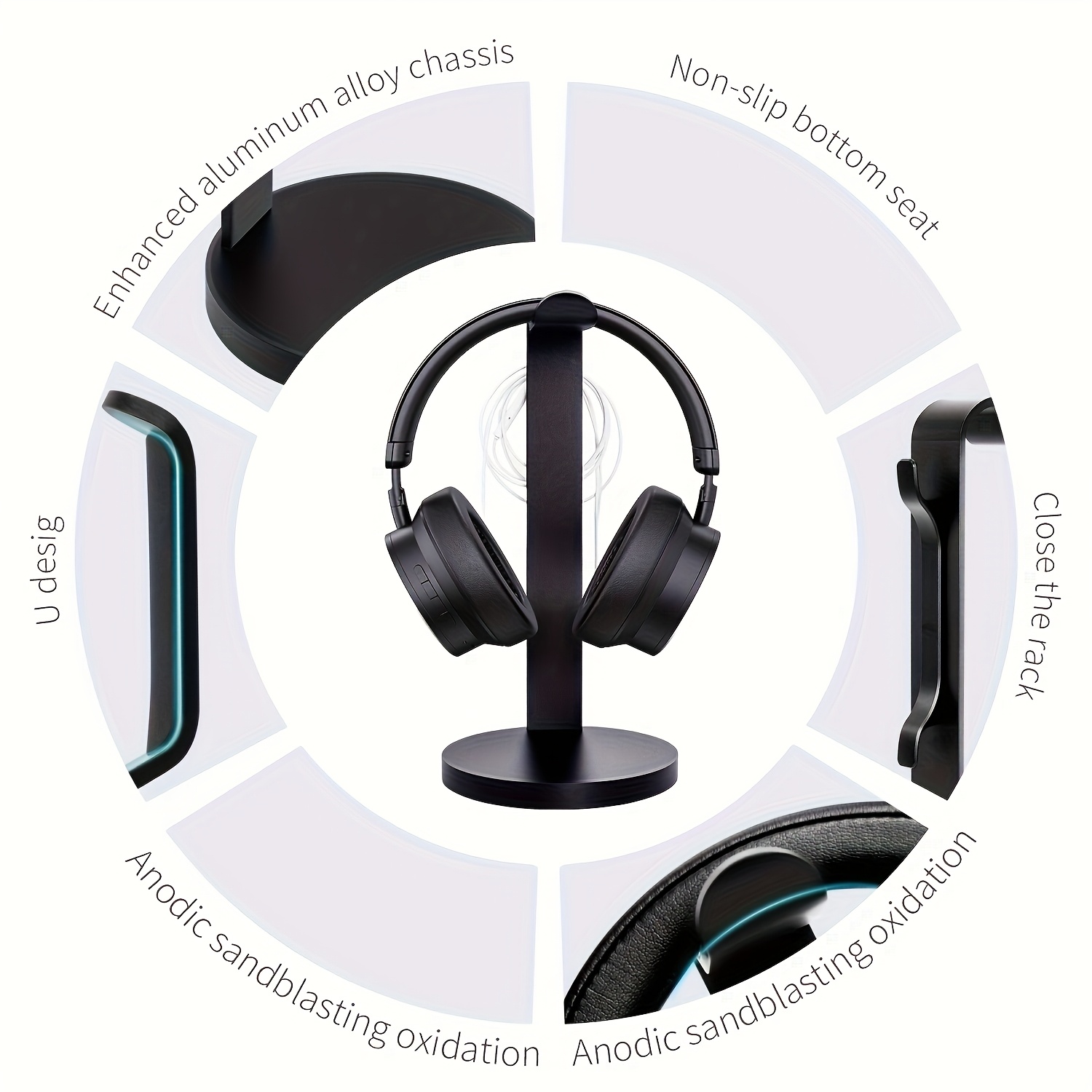 Stojak na słuchawki z aluminiu – Headset Stand recenzja i cena