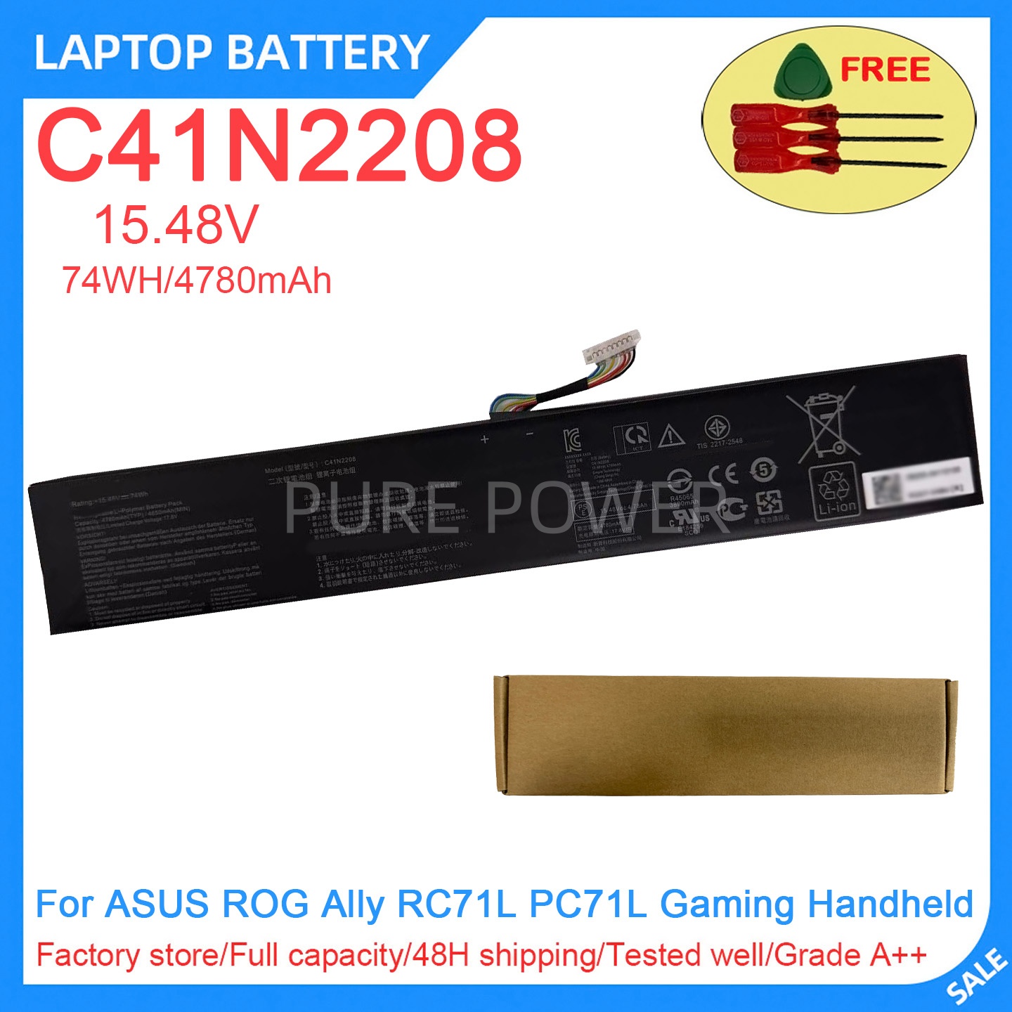 Nowa bateria do laptopa C41N22 – Pc Gaming Asus recenzja i cena