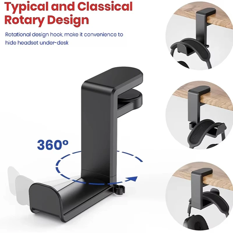 Uchwyt na słuchawki bez wierce – Headset Stand recenzja i cena